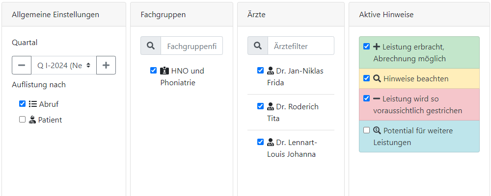 Bild des Willkommensmenüs der Bunten Liste in der Software Honorar+Plus Bild des Willkommensmenüs der Bunten Liste in der Software Honorarplus
